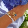 Breloque étoile en plaqué or pour les bracelets et les colliers en chaînes gros maillons, créations by Alicia