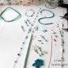 bijoux en pierres naturelles amazonite turquoise argent massif fait à la main à l'atelier en France