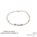 Bracelet perle baroque et perles de culture d\'eau douce, fait main, création by Alicia
