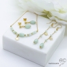 pierre jade verte bijoux artisanaux pour femme réalisés sur mesure en France