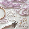 bijoux créateur en pierre naturelle violette kunzite fabriqué à la main à l'atelier en France
