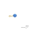 Breloque célestine, pierre fine bleue pour les bracelets et les colliers en chaînes gros maillons, créations by Alicia
