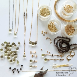 lemon quartz bijoux artsanaux, boucles d'oreilles femme fait sur mesure en argent ou plaqué or, bijoux créateur