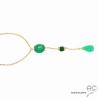 ras de cou pierre verte, chrysoprase, malachite, collier vert femme,