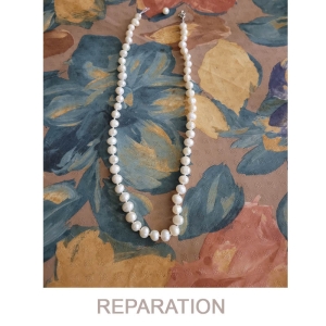 Réparation de collier de perles