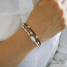 bracelets créateur pour femme en pierre naturelle hématite fabriqué à la main en France