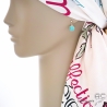 Paire de boucles d’oreilles amazonite avec attaches argent, fait main en France