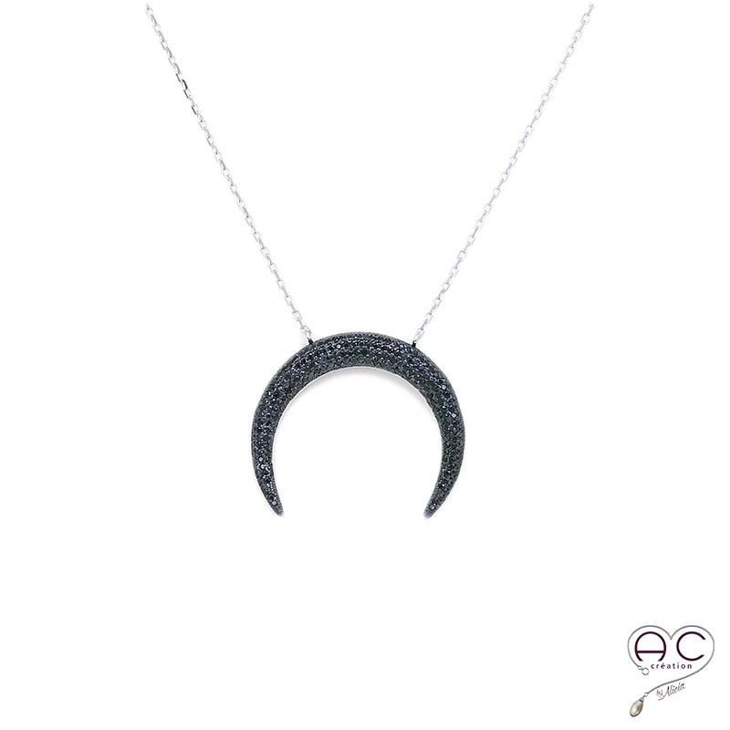 collier lune noir collier lune noir